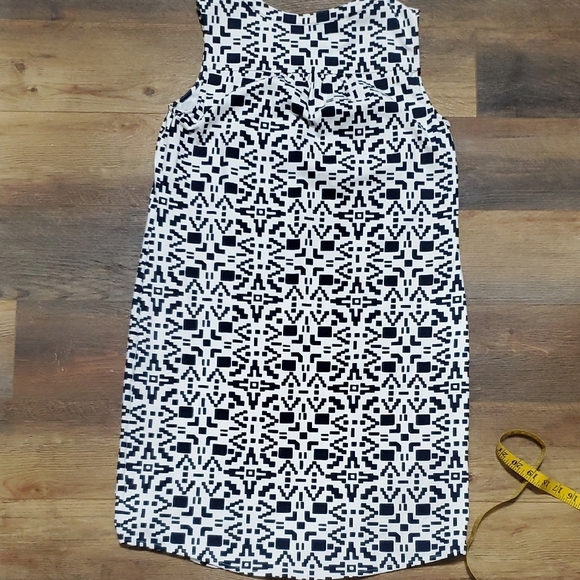 Southern Tide Blue and White Sleeveless Sheath Dress - Picture 6 of 8